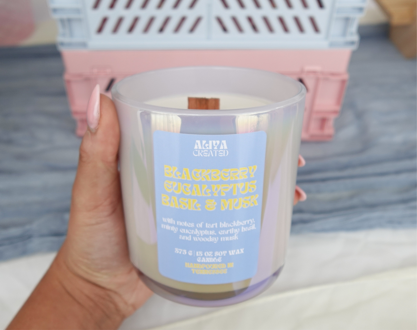 Blackberry Eucalyptus Basil & Musk Soy Candle
