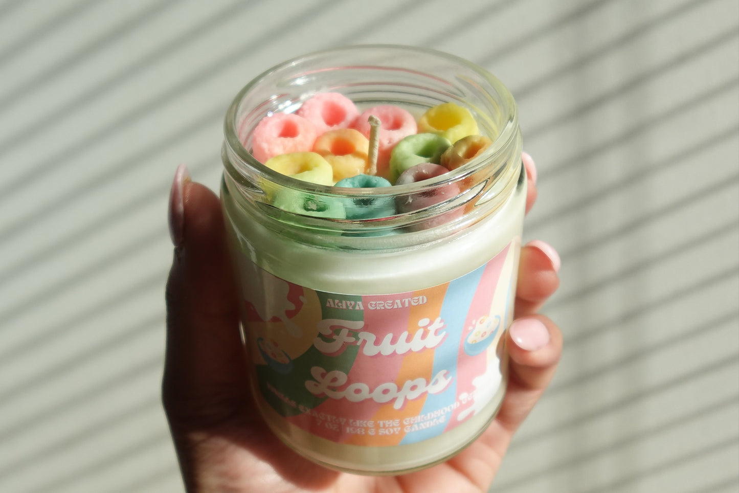 Fruit Loop Cereal Soy Candle